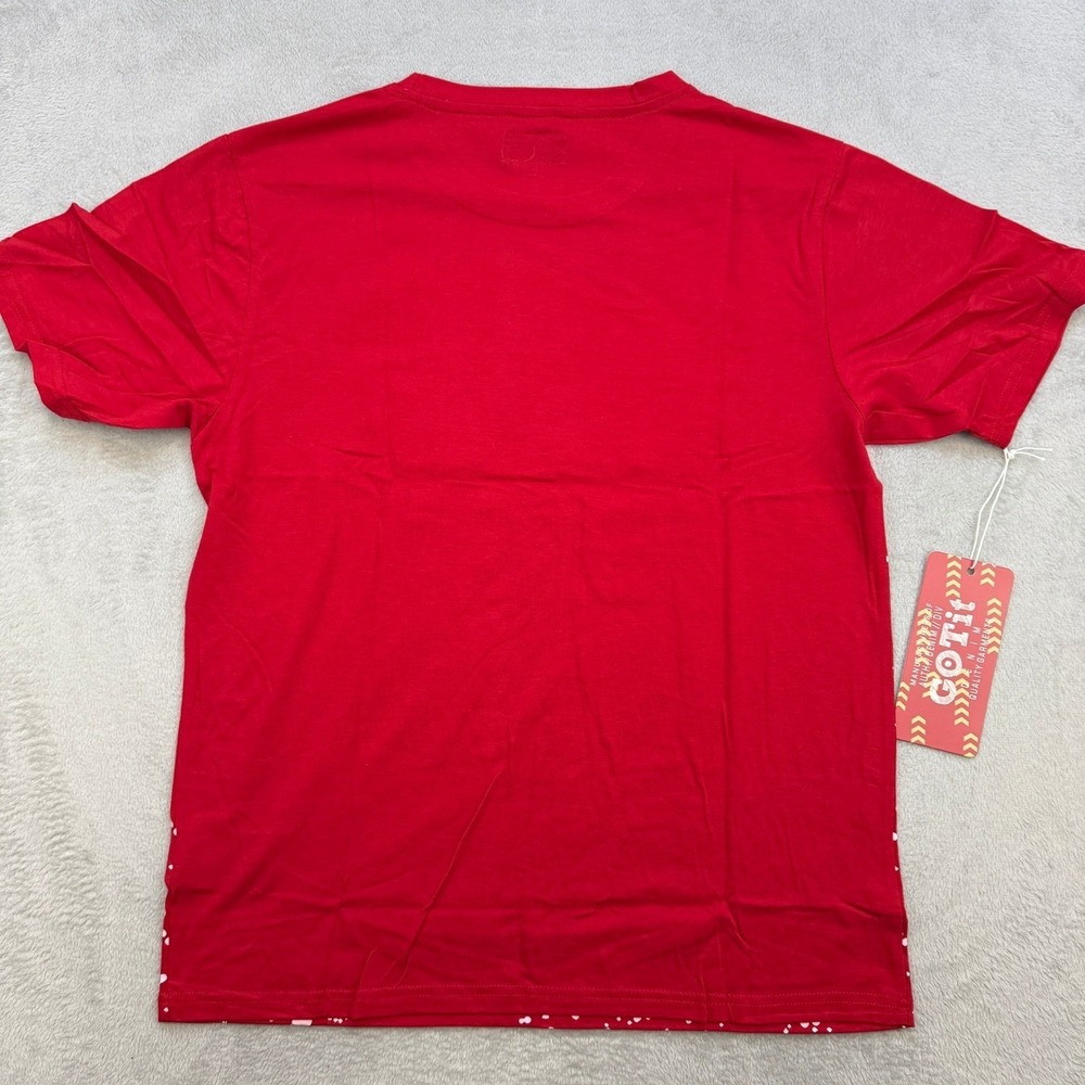 Waimea T Shirt Mens Small Red Gold Dripping Bull Paint Splatter Streetwear New - Picture 4 of 5